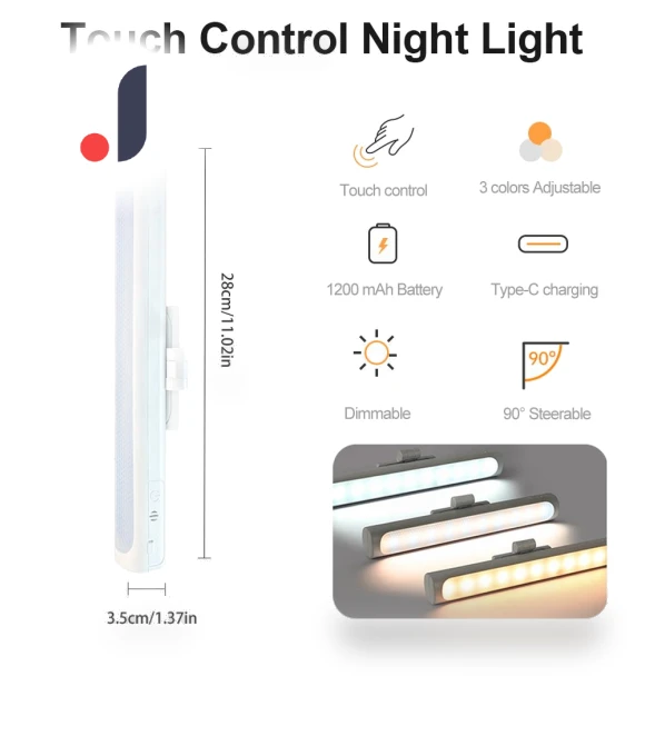 Inductive Digital Display Night Light — Night Lights, Modern Home Furnishing