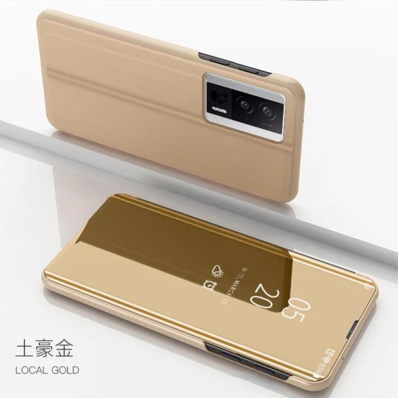 Luxury Smart Mirror Magnetic Flip Phone Case — Bumpers, hengbo-Cases