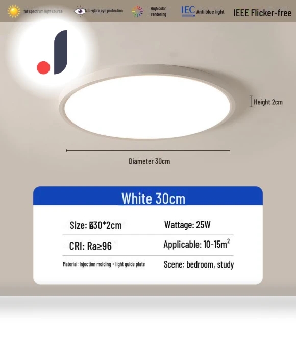 Modern Smart Ceiling Light with Full Eye Protection — Overhead Lighting, WoW Home