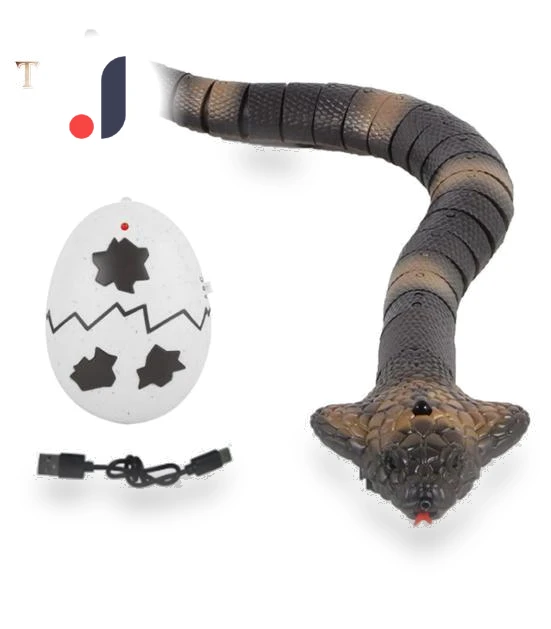 Rechargeable Remote Control Snake Toy — Interactive Animal Companions, Vogue Wardrobe