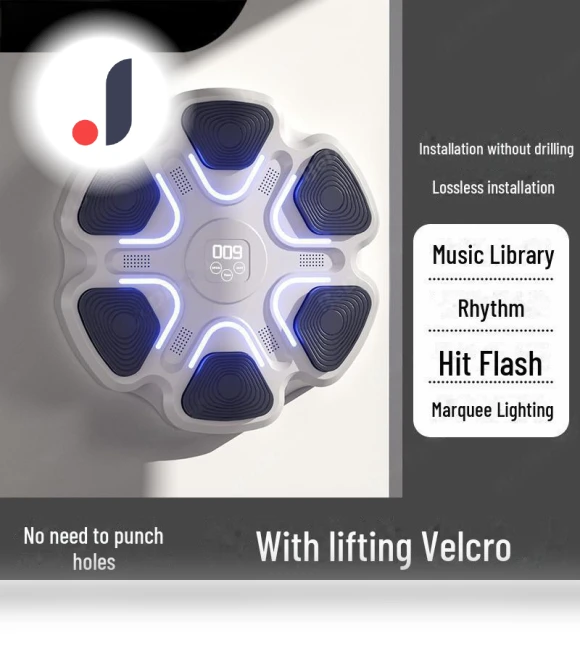 Smart Bluetooth Music Wall Target for Boxing — Fitness & Activity Monitors, FluxZone