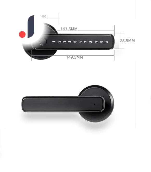 Smart Fingerprint Door Lock Handle — Locks, Chic Interiors
