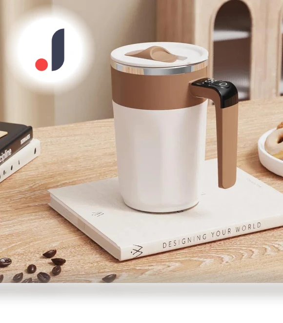 Smart Mixing Cup with LED Temperature Display — Beverage Warmers, Chic Interiors