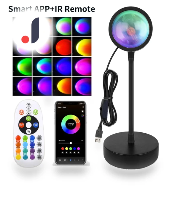 Smart Sunset LED Night Light — Night Lights, Modern Home Furnishing