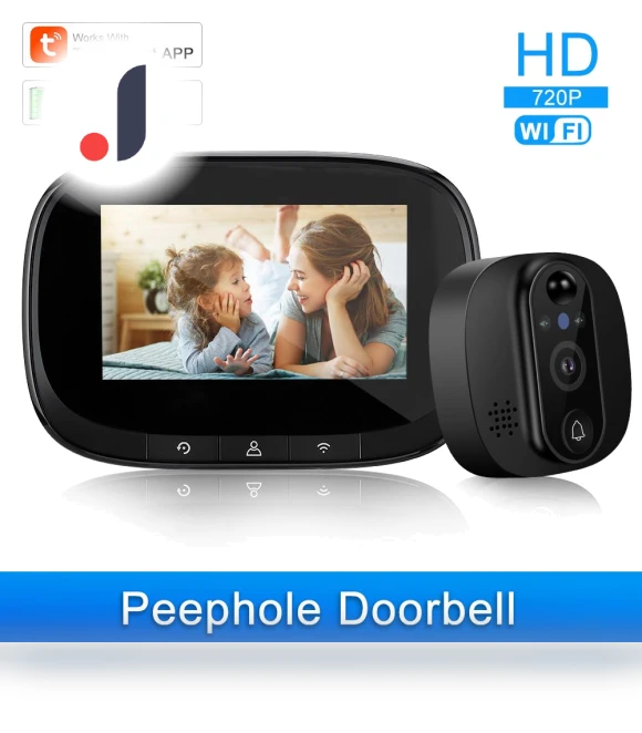 Smart Wi-Fi Doorbell with Camera — Smart Home Security, Jakemy