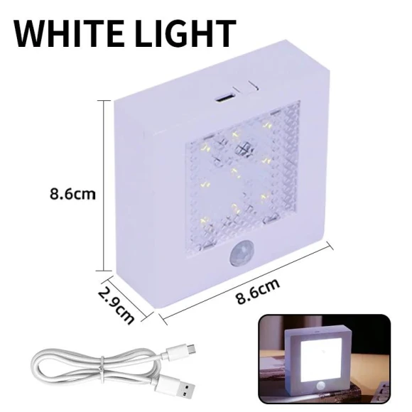 Wireless LED Night Lamp with Motion Sensor — Night Lights, Modern Home Furnishing