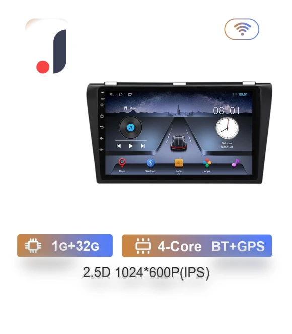 Android 14 GPS Navigation 4G Car Multimedia Player — Navigation & GPS Accessories, AutoSphere