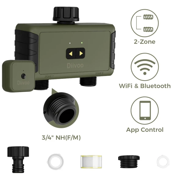 Smart Garden Watering Timer — Controllers, Diivoo