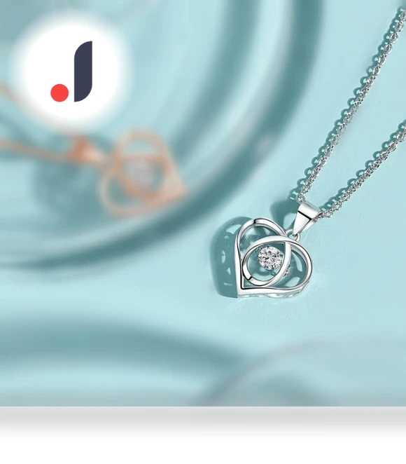 Smart Heart Pendant Necklace — Smart Jewelry, Original jewelry design