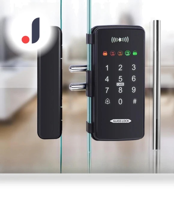 Smart Lock for Frameless Glass Door — Electromagnetic Security Locks, VantaGoods