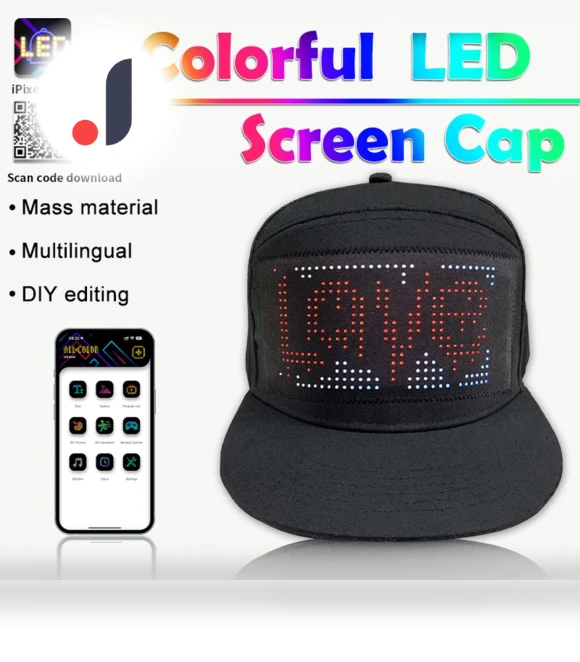 Smart Matrix Hat with APP Controlled Display — Hats, Explorer Outdoors