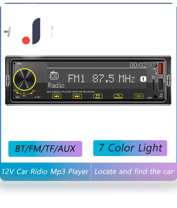 1 Din MP3 Player for Car with DAB Digital Radio — Car Installation Essentials, AutoSphere
