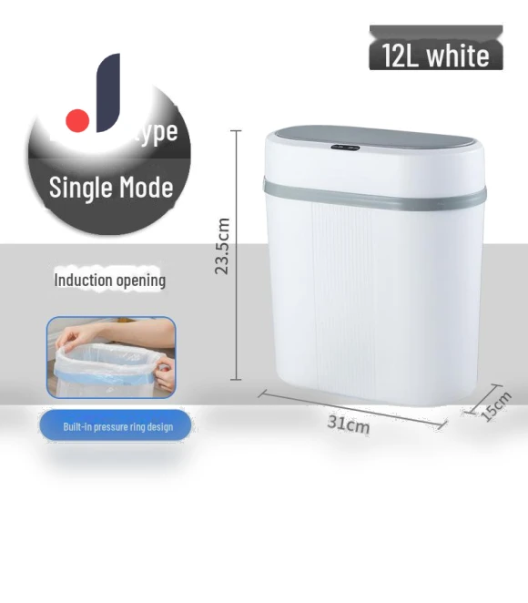 Induction Smart Trash Can for Bathroom — Car Trash Cans, CrossCart