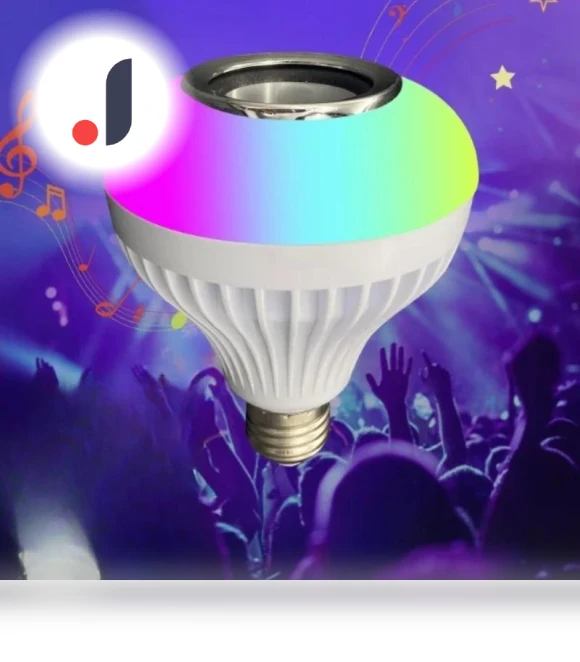 LED Music Light Bulb with Built-in Bluetooth Speaker — Whole-Home Audio Systems, Lanzhong Outdoor LED