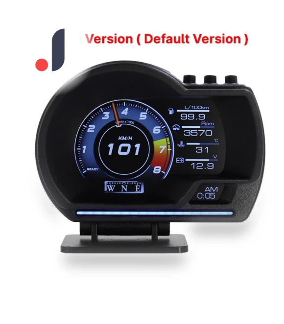 Multi-function TFT Meter Turbo Gauge Car Head Up Display — Navigation & GPS Accessories, Wuanernt