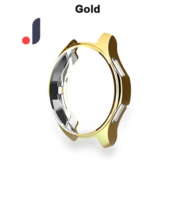 Slim Electroplated Holder Skin Protective Cover Silicone Shell TPU Watch Case — Smartwatch Protectors, shiguang