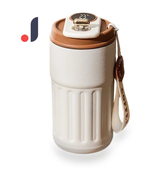 Vacuum Insulated Thermobottle with LED Temperature Display — Travel Drinkware, Decorative Life