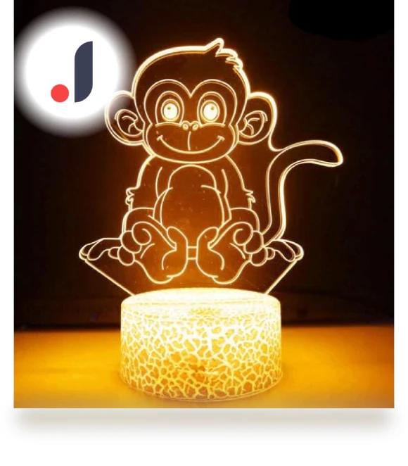 3D Illusion Night Light Lamp — Night Lights
