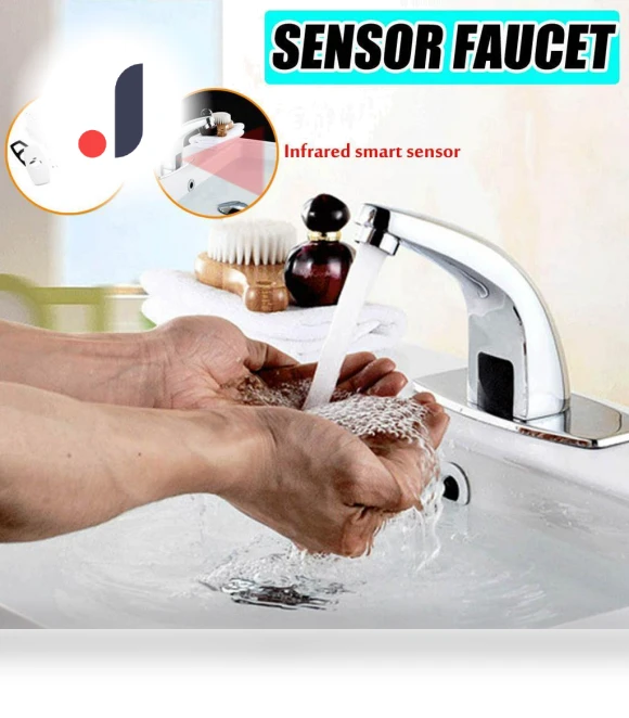 Automatic Infrared Sensor Basin Faucet — Hands-Free Faucets, The Romantics