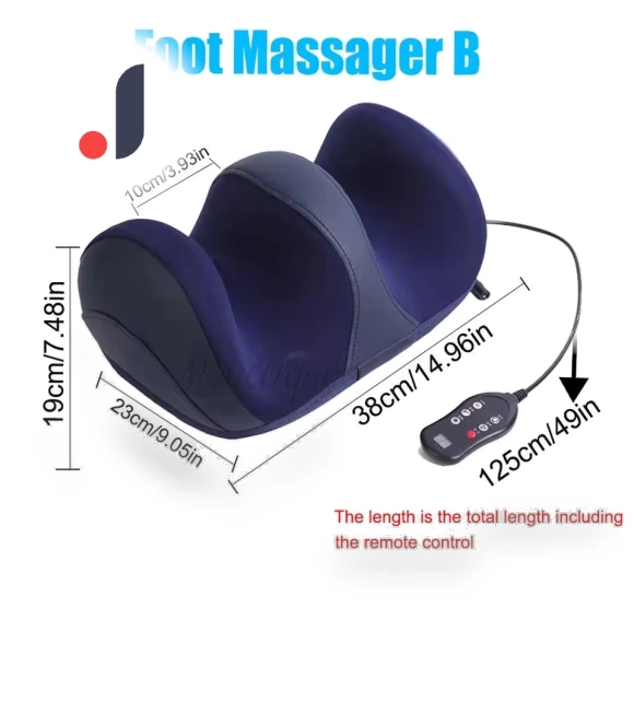 Electric Leg Massager with Smart Heating and Shiatsu Kneading — Back Relief Solutions, Binchi Health Electronics
