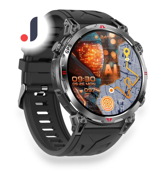 GPS Smartwatch with AMOLED Display and Bluetooth Calling — Smartwatches, Rainbuvvy