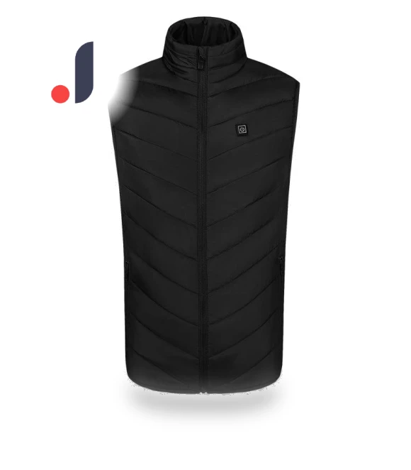 Heating Vest with Stand-Up Collar — Men's Vests, Premium jacket
