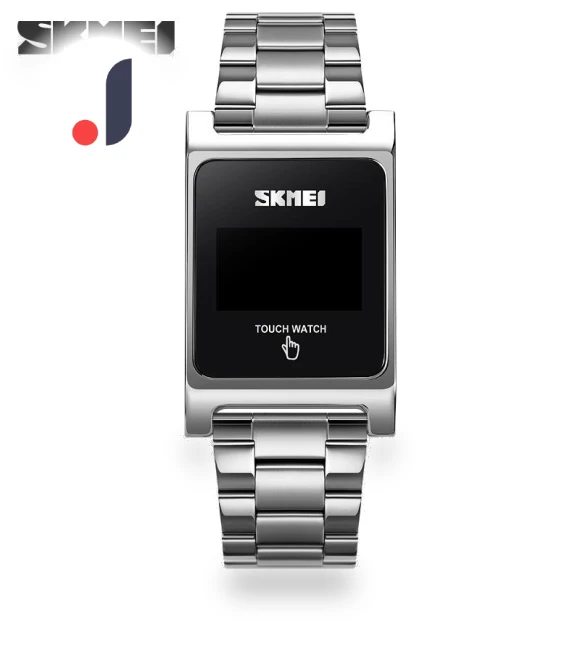 LED Touch Watch with Glowing Steel Strap — Timepieces, Skmei