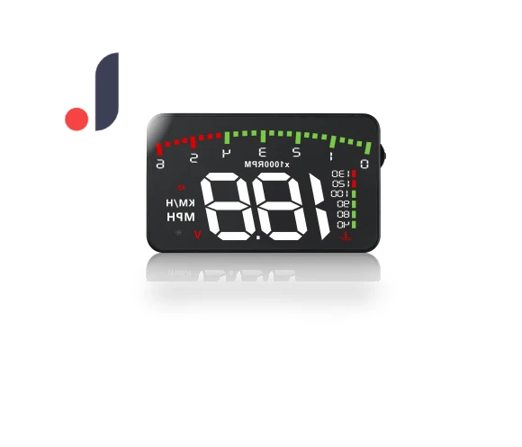 OBD2 HUD Projection Display — Speedometers, ZQKJ