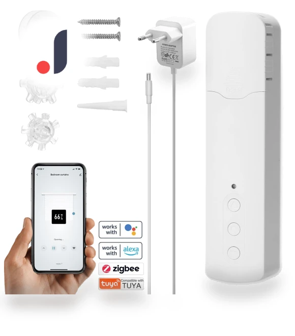 Smart Curtain Motor with Ball Bearings — Smart Home Hubs & Controllers, 3d printing machine