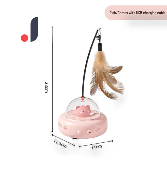 Smart Interactive Laser and Feather Cat Toy — Cat Playthings, the BAY