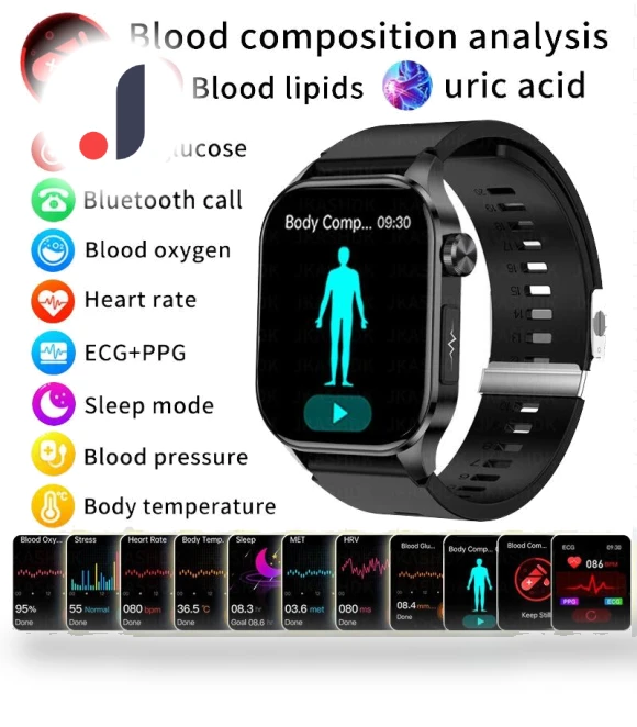 Smart Watch with ECG and PPG — Smartwatches, Carrefour