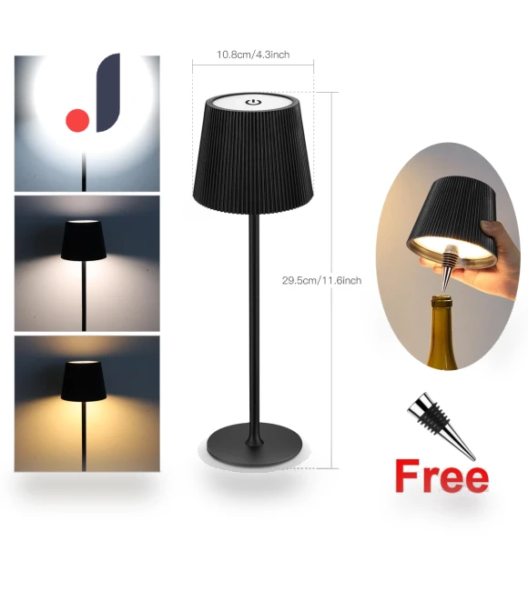 Touch Control Table Lamp with USB Charging — Desk & Table Lighting, AIMINGTE Light Accessories
