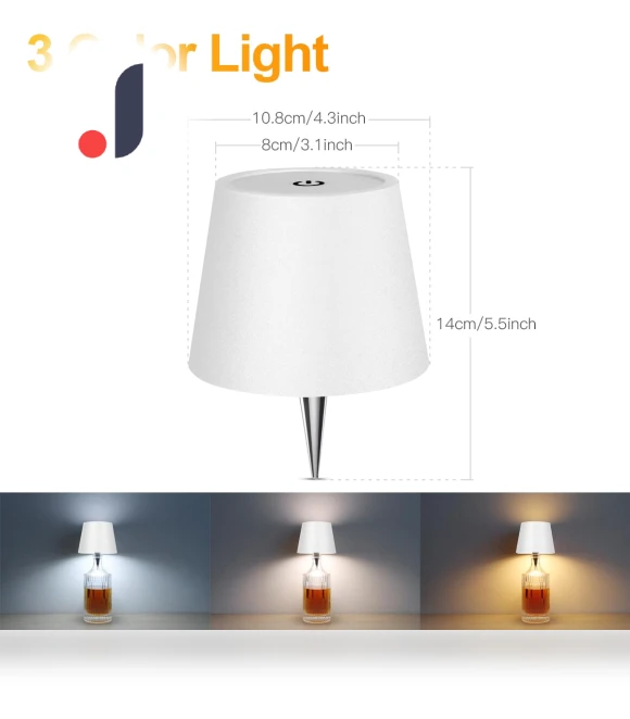 Wireless Touch Control Desk Lamp Bottle — Study & Desk Lighting, MALITAI