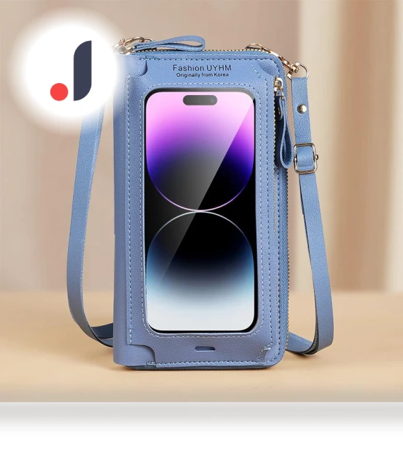 Women's Crossbody Bag with Touch Screen and Anti-Theft Protection — Crossbody, The best future