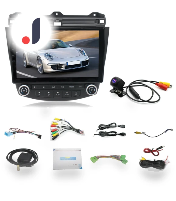 Android 13 Car Radio with GPS, WiFi, FM, and CarPlay for Honda Accord 2003-2007 — Stereo Receivers, Daily Home Furnishings