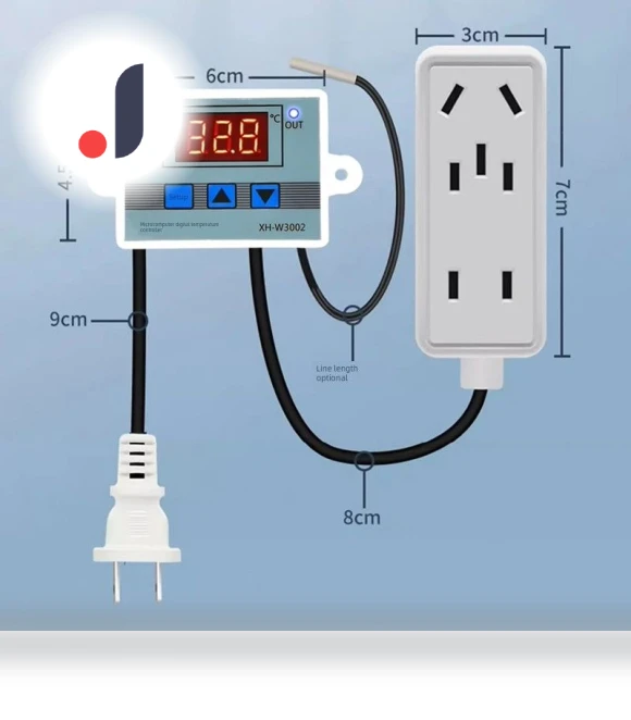 Digital Thermostat Controller with Socket — Home Climate Control, TAOMall