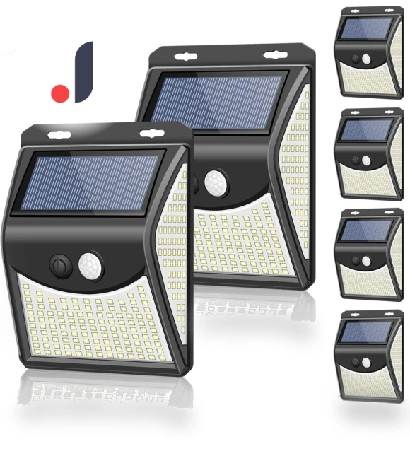 LED Sensor Solar Motion Automatic Garden Light — Outdoor Security & Flood Lighting, ZEEFO
