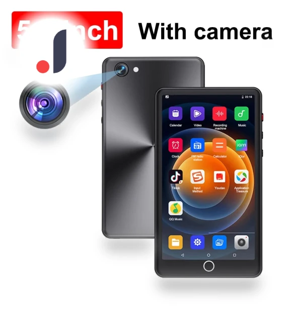 MP4 MP3 Player with Camera, Bluetooth, Wi-Fi, and Android — Portable Media Players, LIAESMART