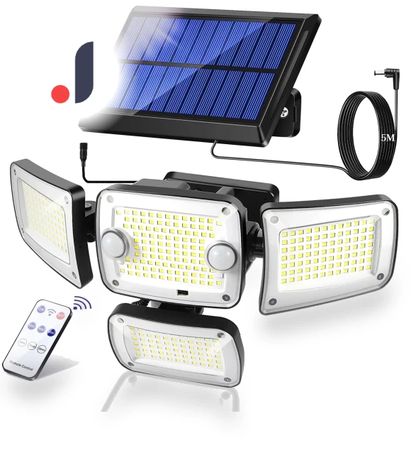 Outdoor Solar Sensor Light — Outdoor Security & Flood Lighting, Chayoo