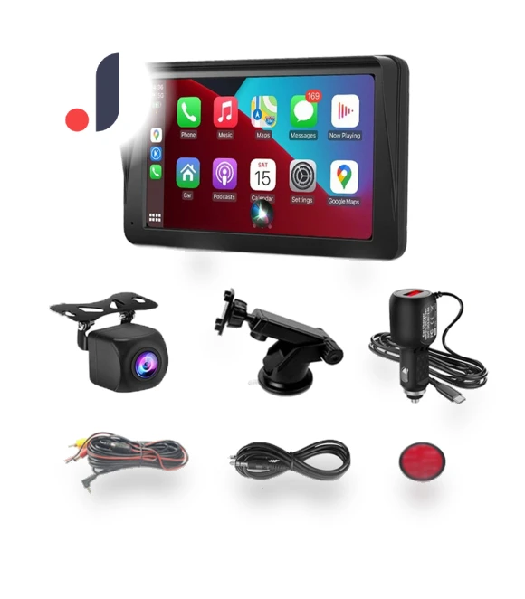 Portable 7-inch Touchscreen Car Stereo Receiver — Stereo Receivers, Daily Home Furnishings