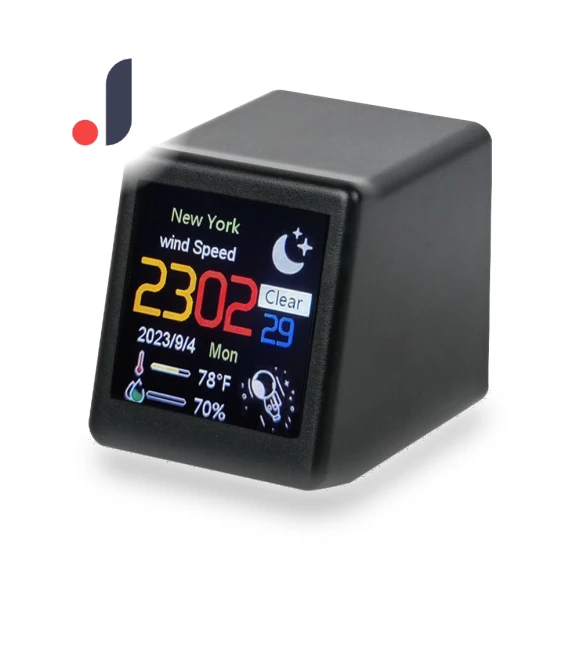 Smart Weather Station Clock — Alarm, fengruida