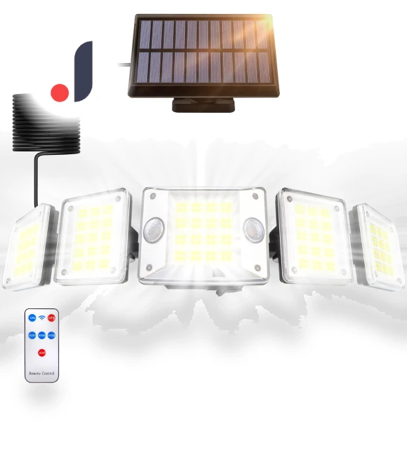 Solar Dual Sensor Lights — Outdoor Security & Flood Lighting, SAMURAI STYLE