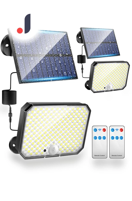 Solar Motion Sensor Lights — Outdoor Security & Flood Lighting, SAMURAI STYLE