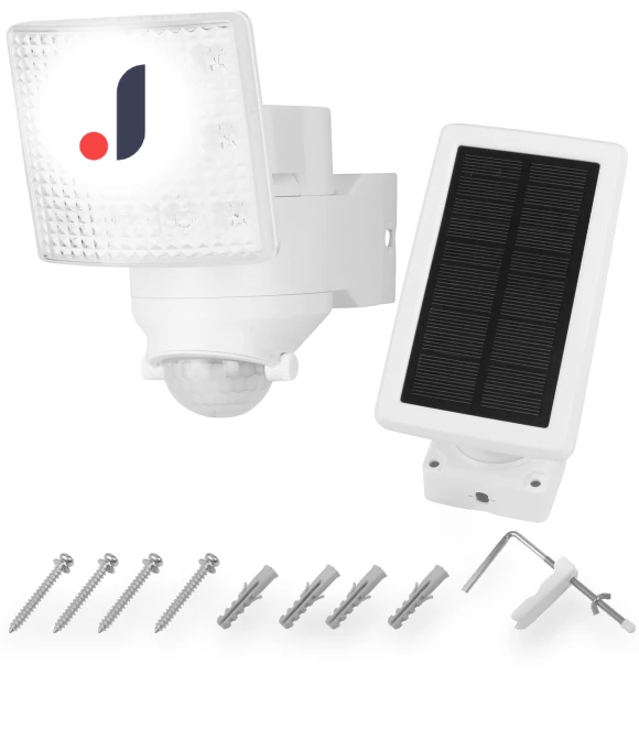 Solar Sensor Motion Sensor Light — Outdoor Security & Flood Lighting, SAMURAI STYLE