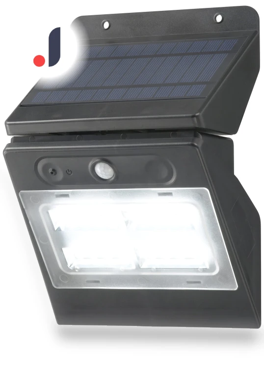Solar Sensor Removable White Light Panel — Outdoor Security & Flood Lighting, SAMURAI STYLE