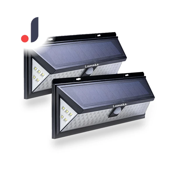 Super Bright Sensor Light with ABS Solar Three Lighting Modes — Outdoor Security & Flood Lighting, Lamake
