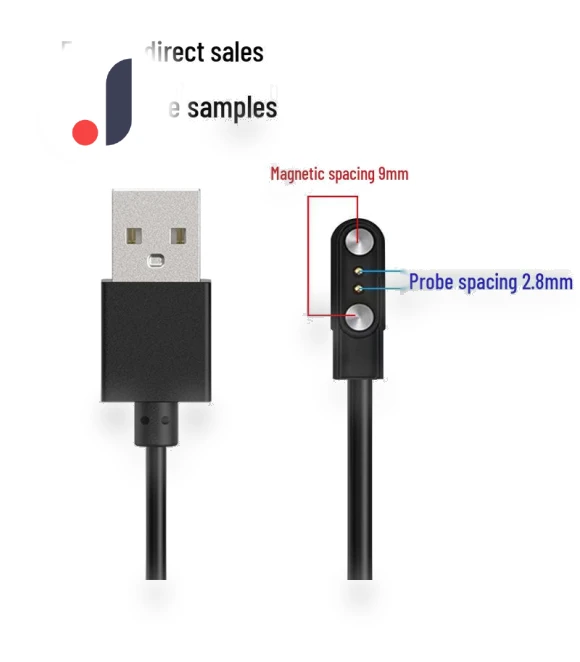 2-Pin Magnetic Charging Cable — Smartwatch Charging Solutions, 16Double8
