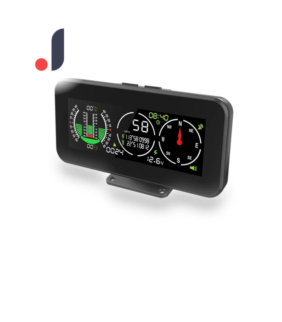 Digital Head Up Display with Inclinometer and Compass — Dashboard Installation Kits, Rustic Elegance House