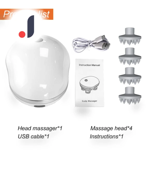 Electric Smart Head Scalp Massager — Head Relaxation Tools, BC Pet Supplies