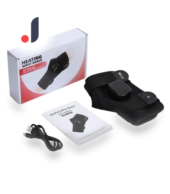 Magnetic Therapy Wrist Support with Heating and Removable Controller — Magnetic Therapy, BC Pet Supplies